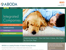 Tablet Screenshot of aboda.com