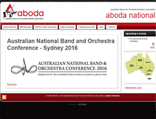 Tablet Screenshot of aboda.org.au